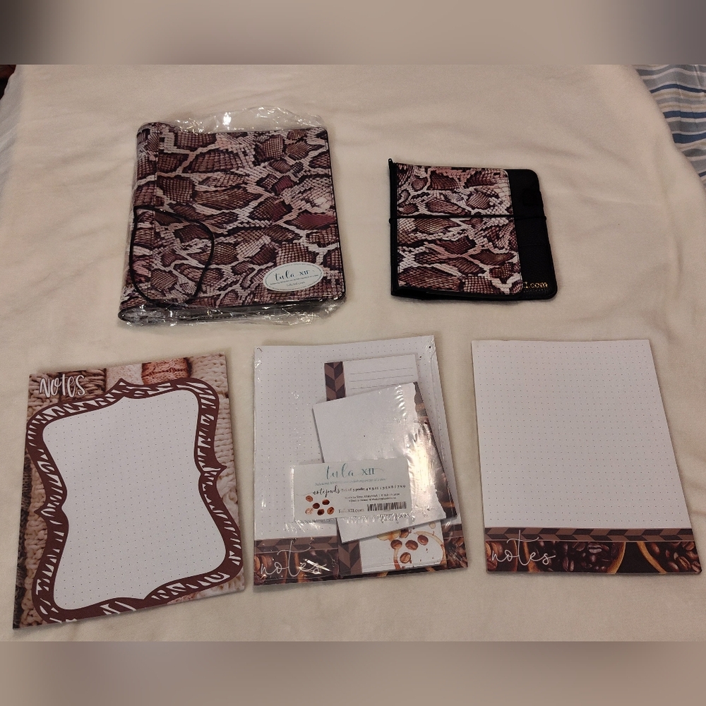 Tula XII Coffee-Themed Notepad Set